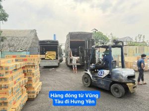 Xe đóng hàng Vùng Tàu Đi Hưng Yên