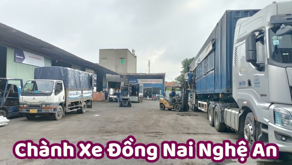 Chành xe Đồng Nai Nghệ An