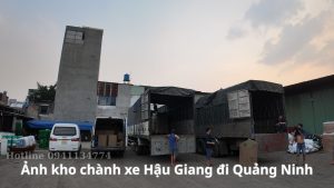 Ảnh kho chành xe Hậu Giang đi Quảng Ninh