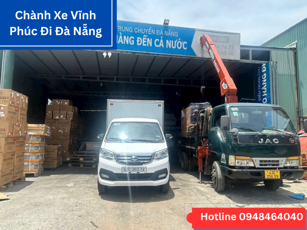 Chành Xe Vĩnh Phúc Đi Đà Nẵng