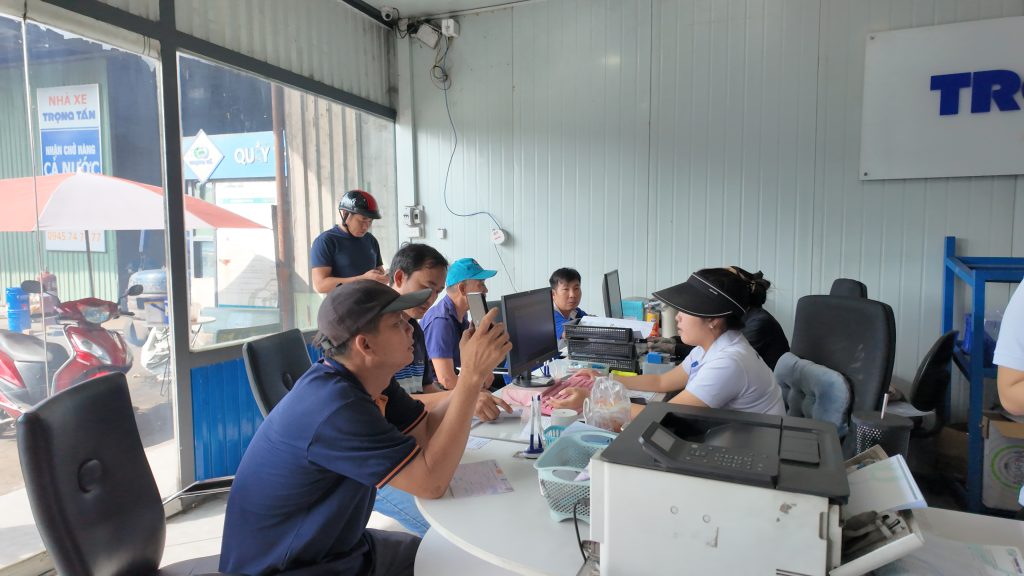 Các chành xe làm việc vào thời gian nào