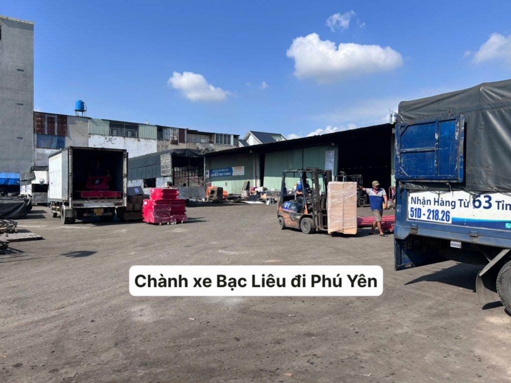 Chành xe Bạc Liêu đi Phú Yên
