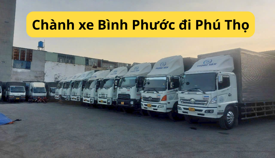 Chành xe Bình Phước đi Phú Thọ