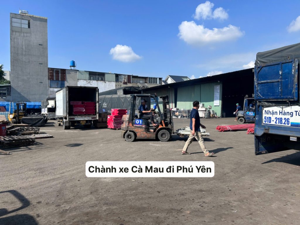 Chành xe Cà Mau đi Phú Yên