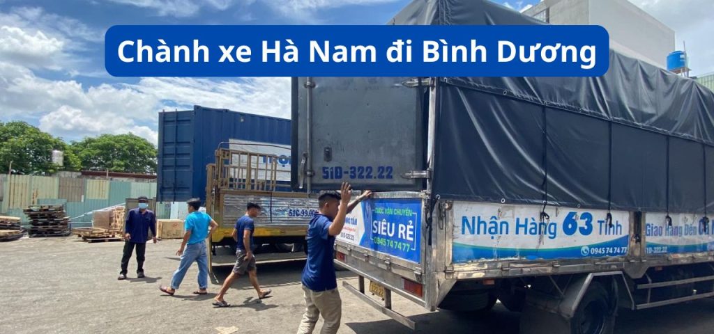 Chành xe Hà Nam đi Bình Dương