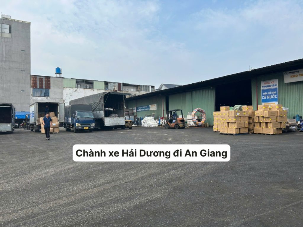 Chành xe Hải Dương đi An Giang