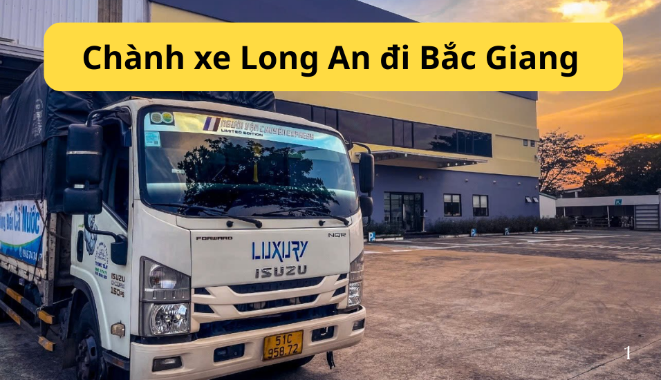 Chành xe Long An đi Bắc Giang