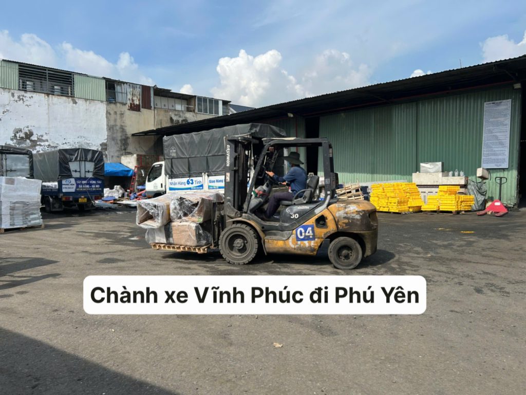 Chành xe Vĩnh Phúc đi Phú Yên