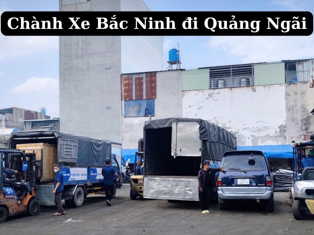 Chành xe bắc ninh đi quảng ngãi