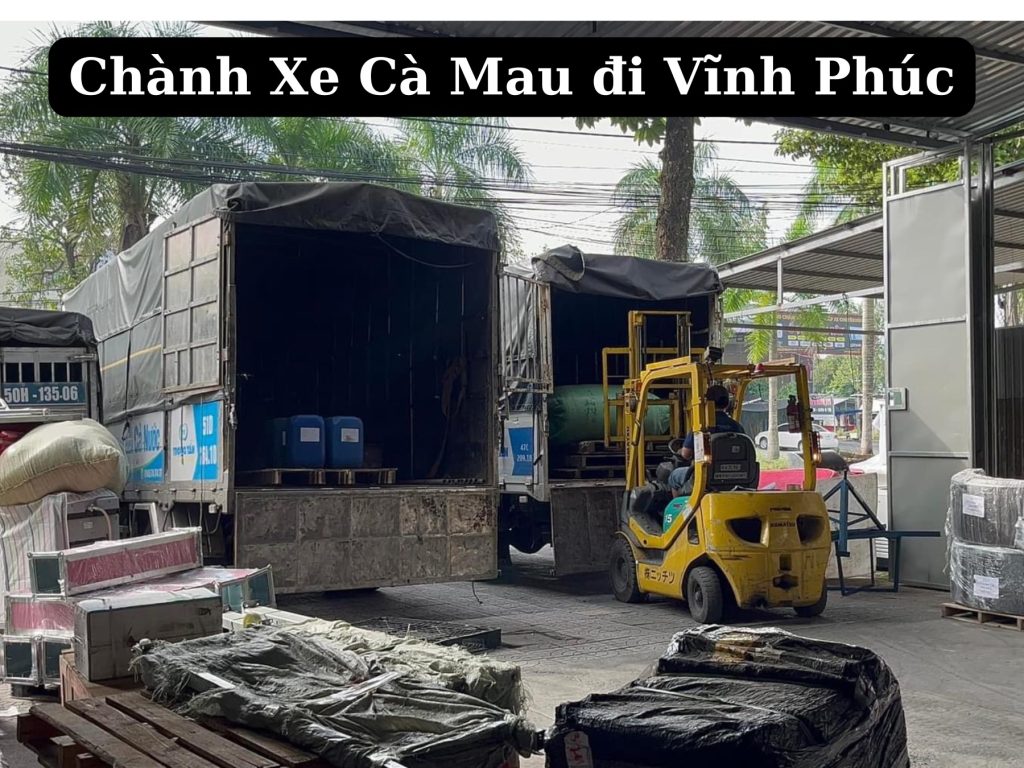 Chành xe cà mau đi vĩnh phúc