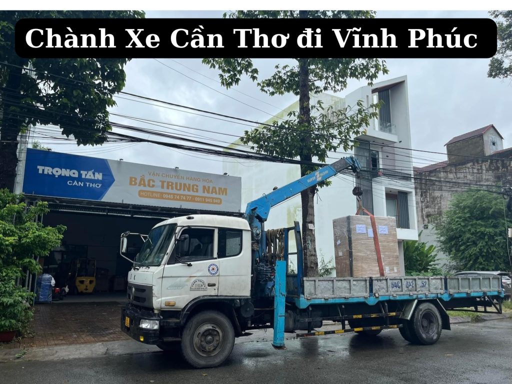 Chành xe cần thơ đi vĩnh phúc