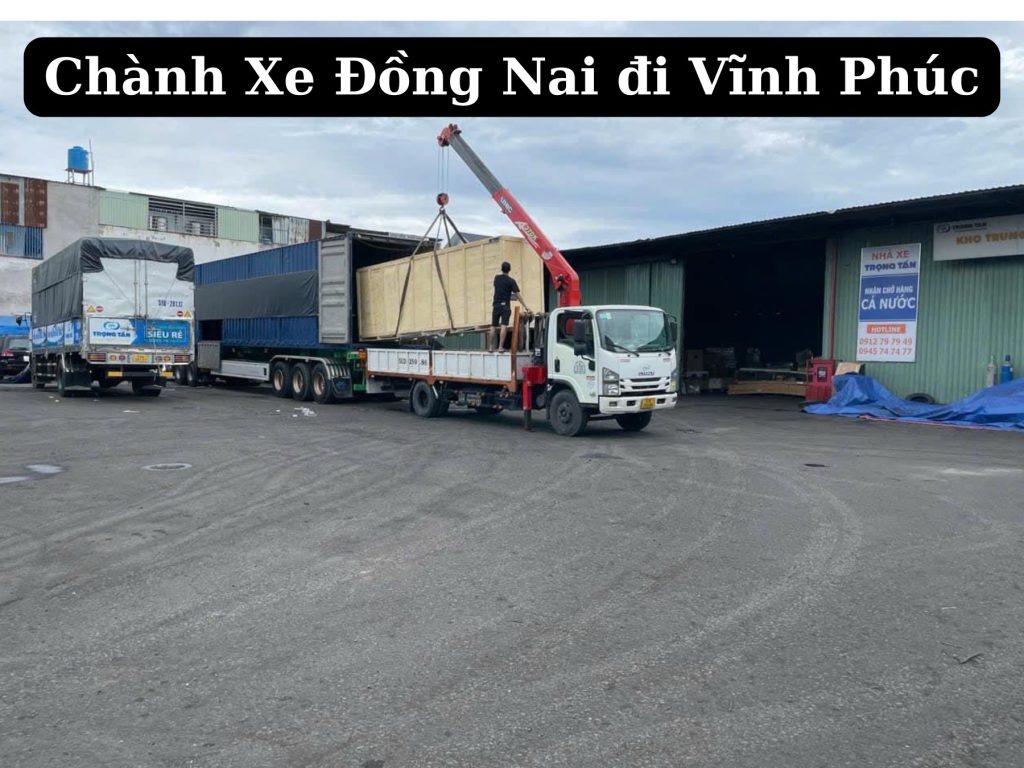 Chành xe đồng nai đi vĩnh phúc