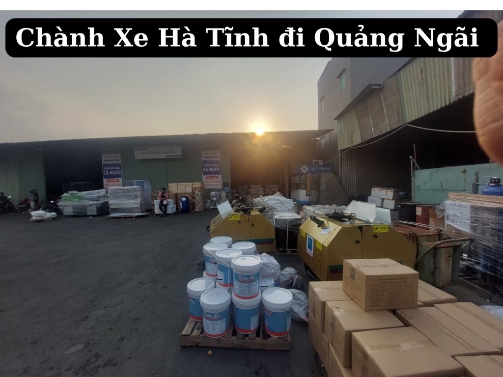 Chành xe hà tĩnh đi quảng ngãi