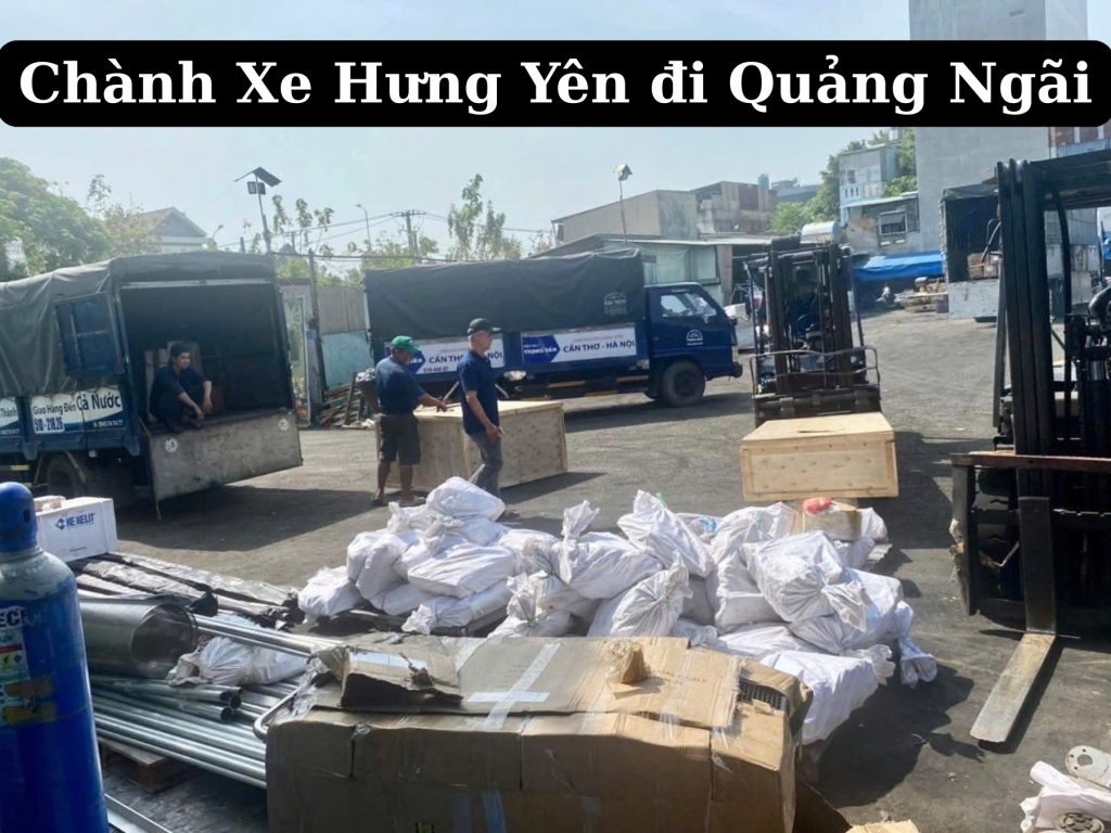 Chành xe hưng yên đi quảng ngãi