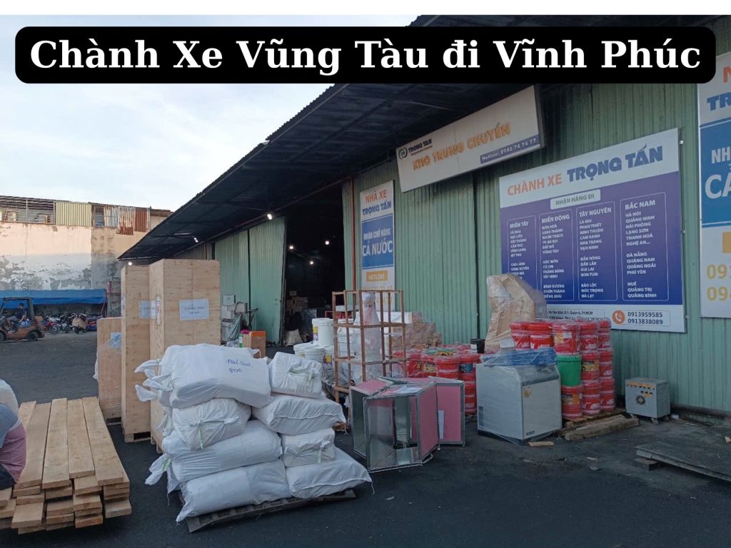 Chành xe vũng tàu đi vĩnh phúc