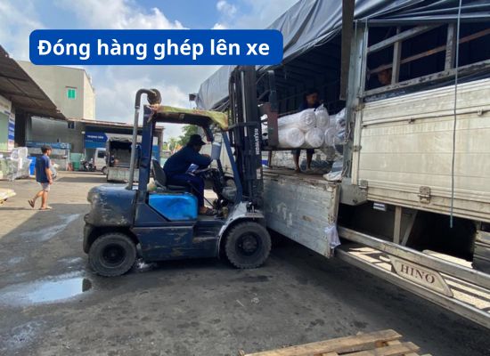 Chành xe Cần Thơ Thái nguyên chở hàng ghép