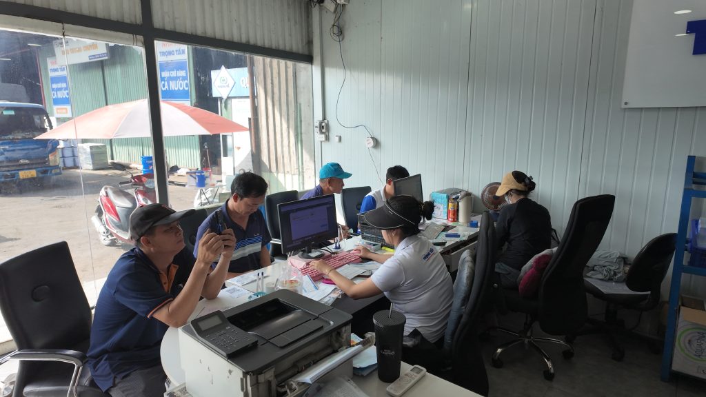 Thời gian làm việc của các chành xe