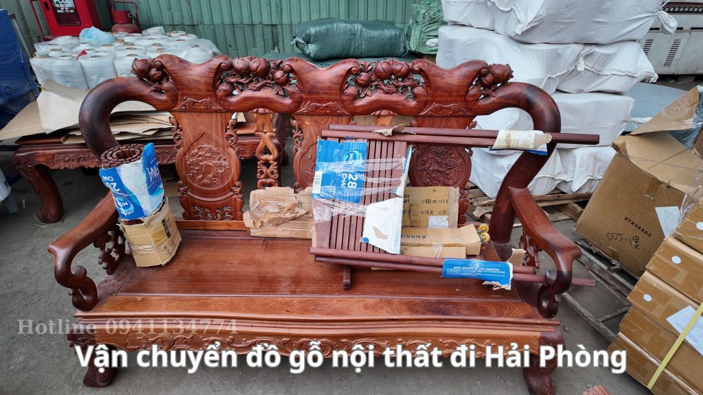 Vận chuyển đồ gỗ, nội thất Cà Mau Hải Phòng