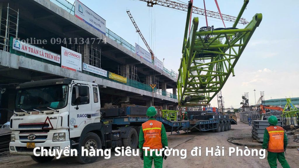 Vận chuyển hàng siêu trường, siêu trọng đi Hải Phòng