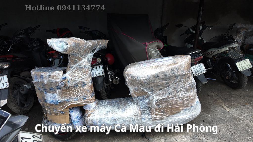 Vận chuyển xe máy Cà Mau ra Hải Phòng