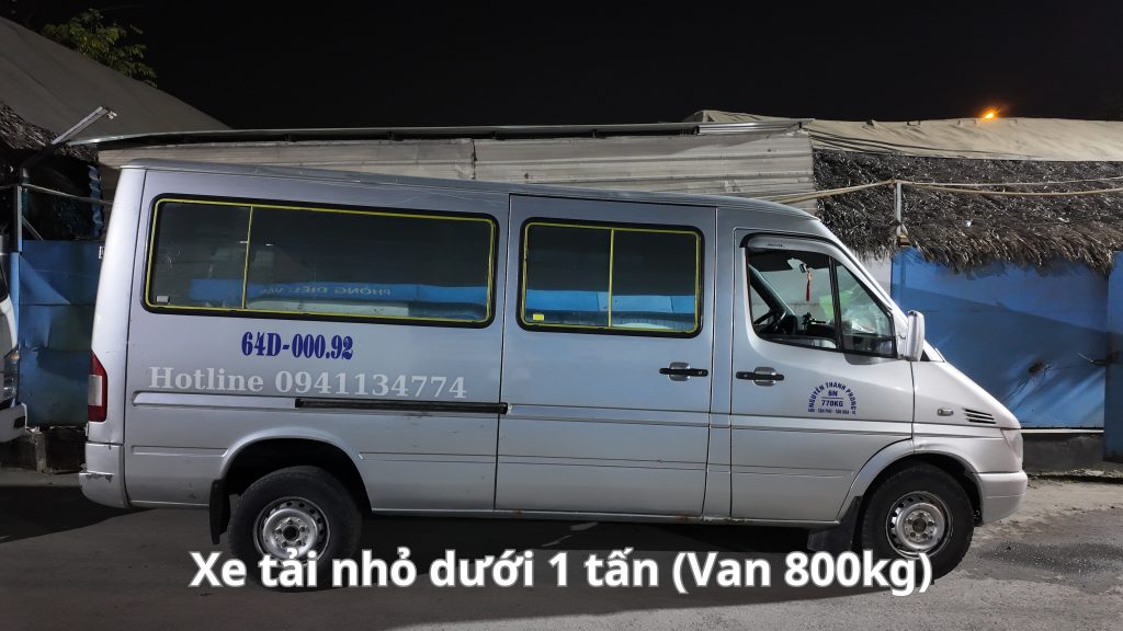 Xe tải van 800kg