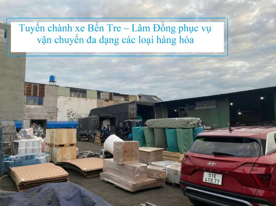 Chành xe Bến Tre đi Lâm Đồng