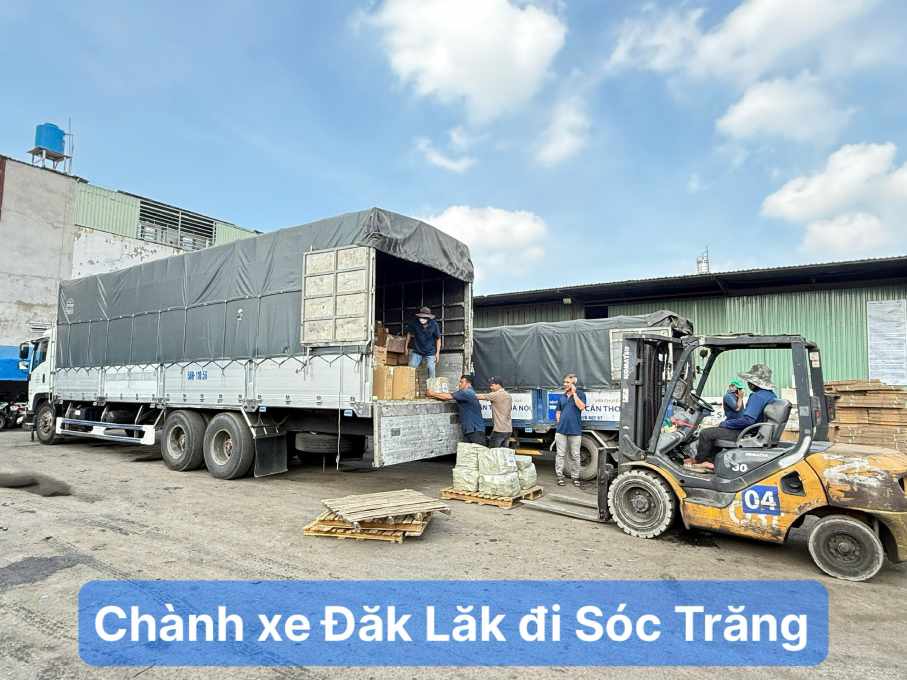 Chành Xe Đăk Lăk đi Sóc Trăng