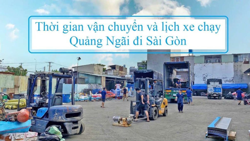 Chành xe Quảng Ngãi đi Sài Gòn