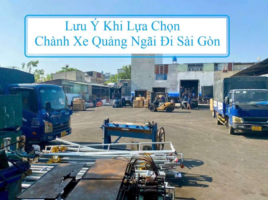 Chành xe Quảng Ngãi đi Sài Gòn