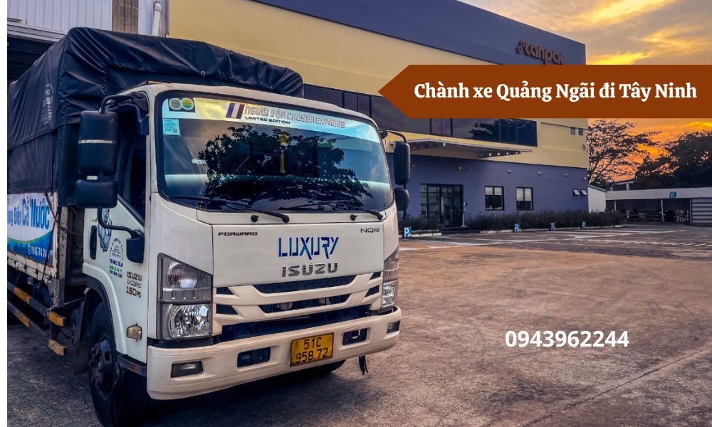 Chành xe Quảng Ngãi đi Tây Ninh