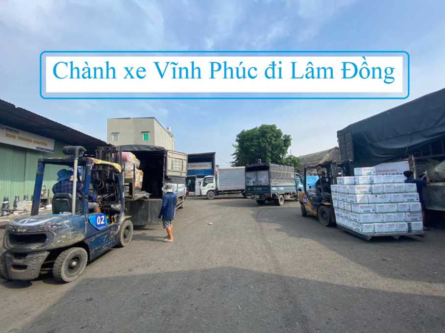 chành xe Vĩnh Phúc đi Lâm Đồng