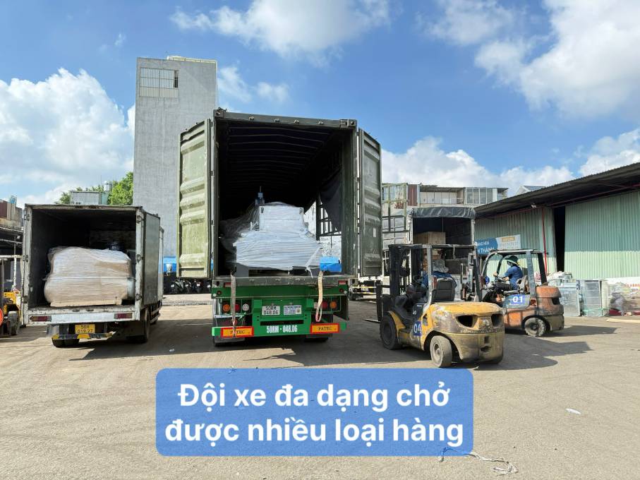Đa dạng xe chở hàng hóa 