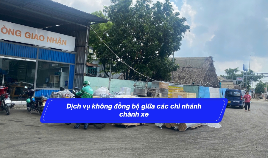 Dịch vụ không đồng bộ giữa các chi nhánh