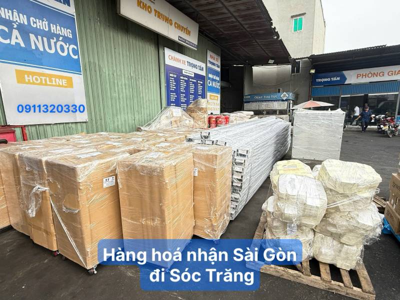 Hàng hóa nhận Sài Gòn đi Sóc Trăng