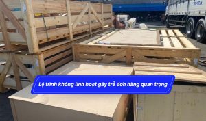 Lộ trình không linh hoạt gây trễ đơn hàng quan trọng