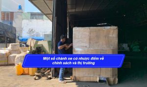 Một số chành xe có nhược điểm về chính sách và thị trường