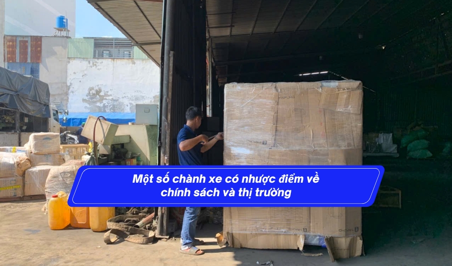 Một số chành xe có nhược điểm về chính sách và thị trường