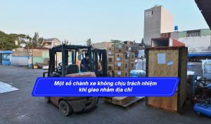 Một số chành xe không chịu trách nhiệm khi giao nhầm địa chỉ