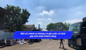 chành xe không có giá cước cố định
