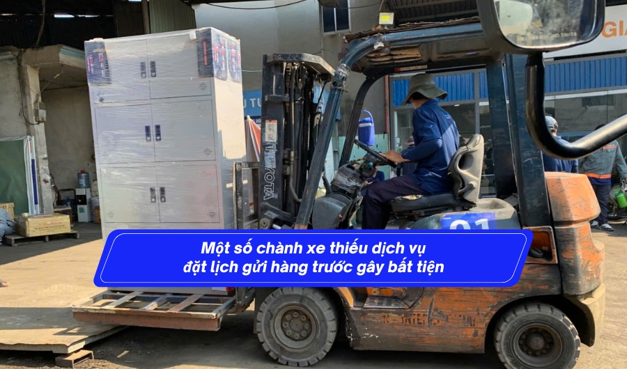 Một số chành xe thiếu dịch vụ đặt lịch gửi hàng trước gây bất tiện