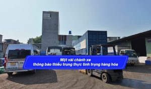 Một vài chành xe thông báo thiếu trung thực tình trạng hàng hóa