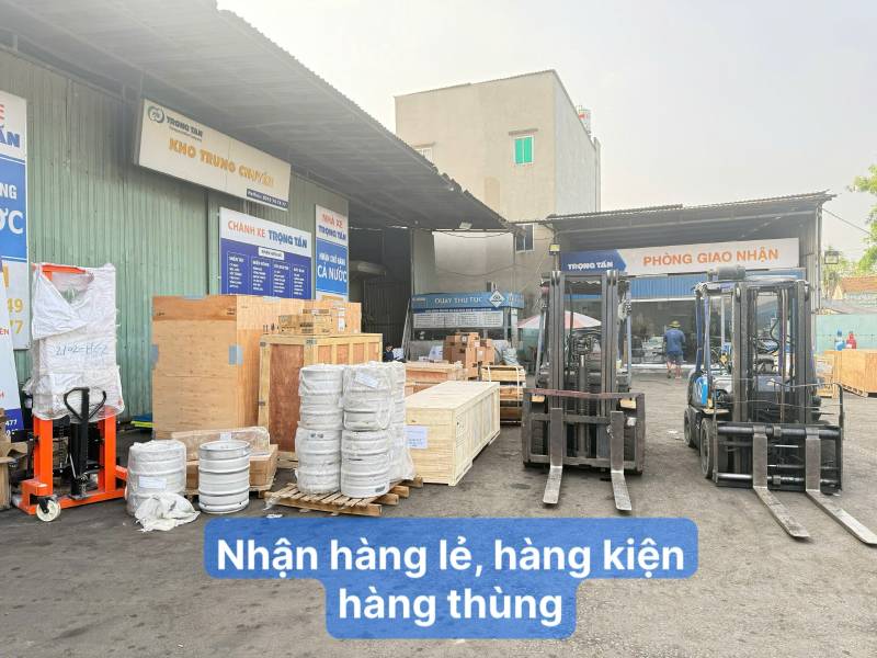 Nhận hàng lẻ hàng kiện hàng thùng