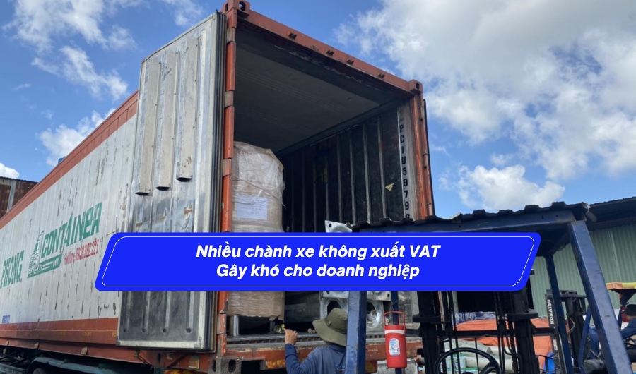 Nhiều chành xe không xuất VAT