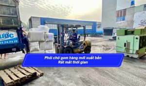 Phải chờ gom hàng mới xuất bến