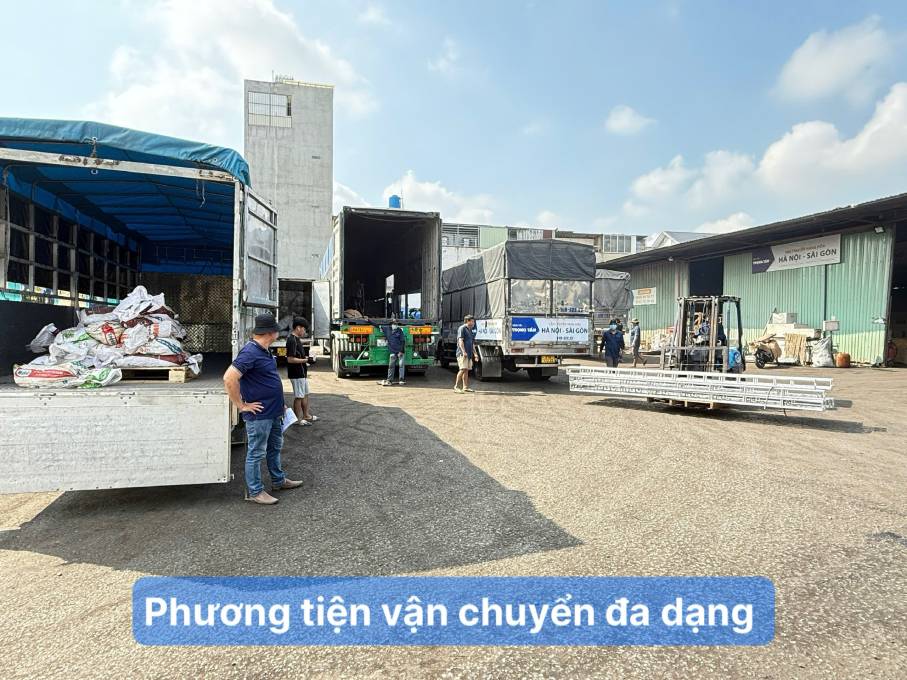 Phương tiện vận chuyển đa dạng