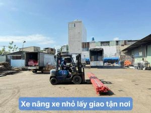 Xe nhỏ tại bãi lấy giao tận nơi