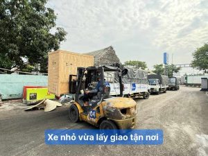 xe nhỏ vừa lấy vừa giao tận nơi