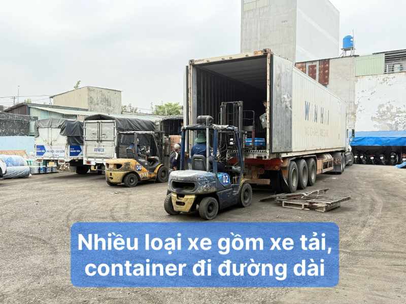Xe tải xe container nhiều loại
