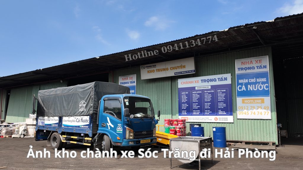 Ảnh kho Chành xe Sóc Trăng đi Hải Phòng