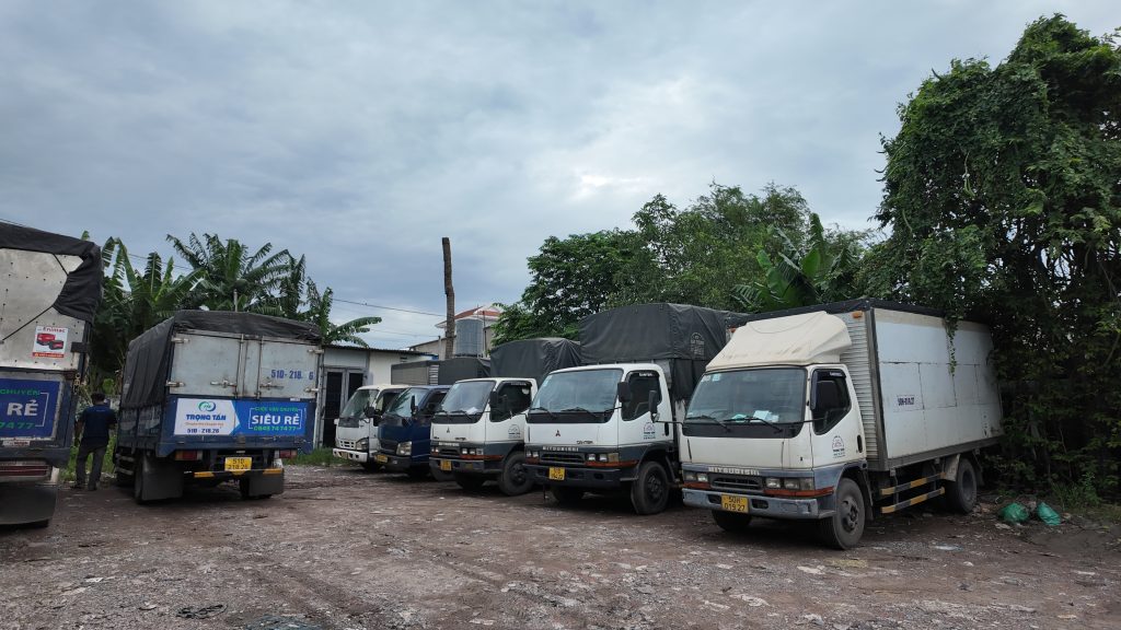 Các loại xe tải sử dụng cho chành xe Lâm Đồng đi Hải Phòng